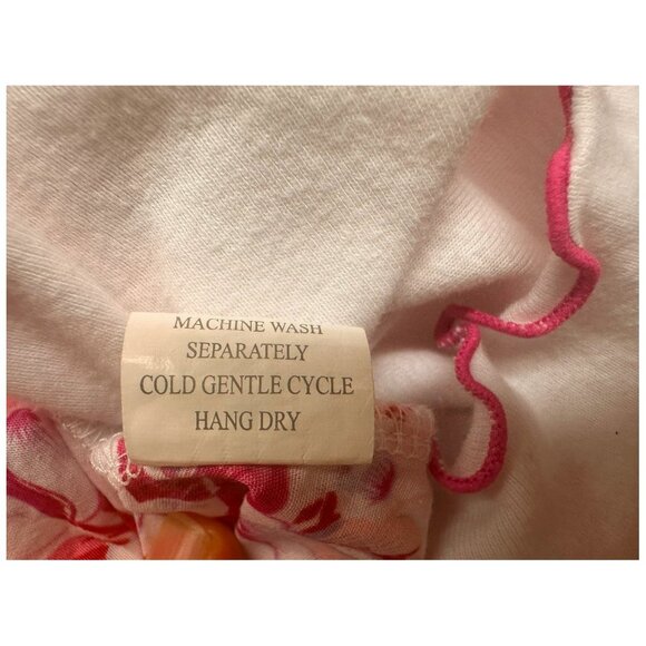 Ann Loren Flowered Strap Sleeveless Dress/Pants Outfit Child Girl's Size 4/5T - Picture 7 of 7